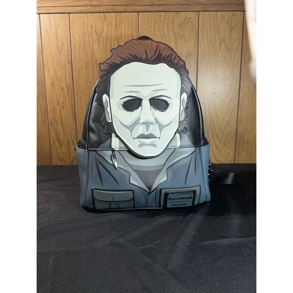 Loungefly Halloween Michael‎ Myers Mask Cosplay Mini Backpack